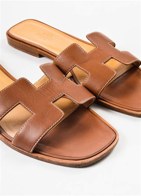 dark brown hermes sandals|authentic hermes sandals.